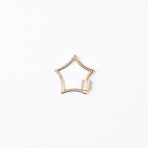 Broche estrella con circones