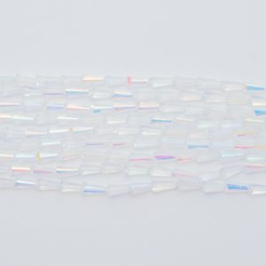 Cristal Pata de Mula 10mm Transparente Tornasol