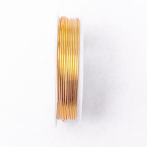 Alambre de cobre dorado 1.00mm