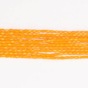 SARTA CRISTAL CANUTILLO 5×3 AMARILLO NARANJA MATE