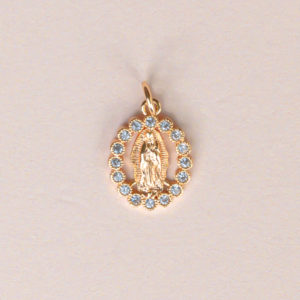 DIJE BRASS  VIRGEN GUADALUPE