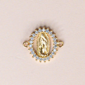 DIJE BRASS VIRGEN DE GUADALUPE