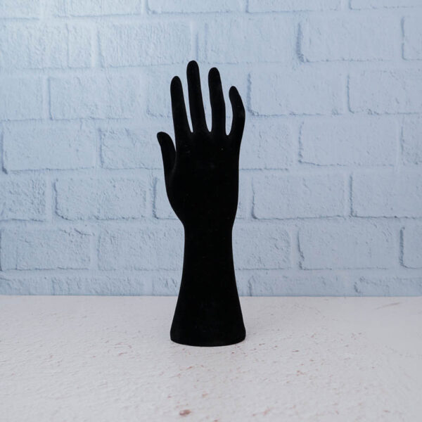 EXHIBIDOR MANO GAMUSA NEGRO